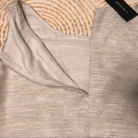 NEW Lafayette 148 NY Sleeveless Tweed like textured Lined Sleeveless Blouse 24W - Picture 9 of 16